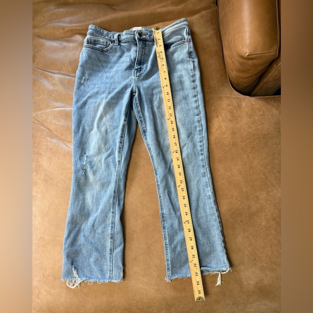 Pistola COSMIC BLUE LOVE Lydia High Rise Cropped Boot Jean Size 10 - Picture 4 of 9